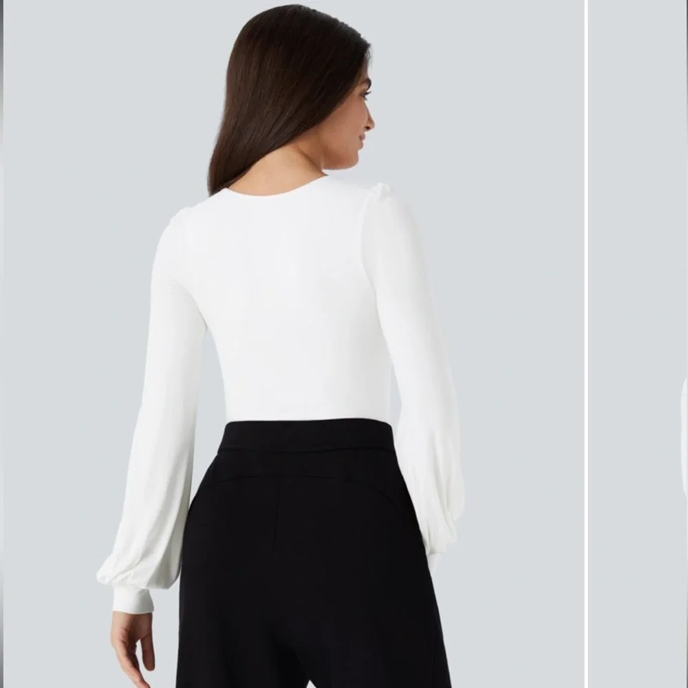 Halara V Neck Bodysuit